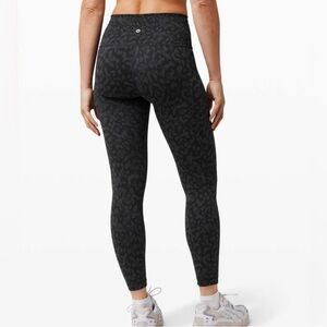 Lululemon Align Women's Black Leopard Patterned Leggings